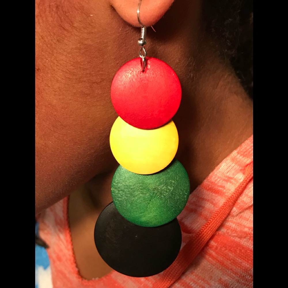 Wooden earrings